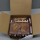 Dispowreath 10 Sets Employee Appreciation Gifts Bulk Inspirational Leather Journal Notebooks with Bamboo Pens Thank You Gifts for Teacher Nurse Coworker Team Staff Social Worker (Brown)