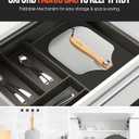 Pizza Peel Aluminum Pizza Spatula, Mooues 12 inch Metal Pizza Paddle(12"x 14")with Rocker Cutter Foldable Wood Handle, [Storage bag included], for Family Pizza Oven Baking Pizza, Dough, Bread & Pastry