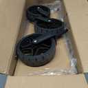 Collapsible Wagon Cart with Wheels Foldable - Folding Utility Heavy Duty Wagons Carts for Grocery Sports Garden Shopping Camping Wheelbarrows (Black, 120L)