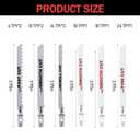 A14AK10 for Ryobi Jig Saw Blades Assortment, All-Purpose Jig Saw Blade Kit (10-Piece)