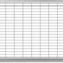 Magnetic Grid Dry Erase Whiteboard (48in x 36in)