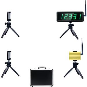 YZ Battery Powered Wireless Laser Timer for Sprints Race Clock Racing Timer Stopwatch Electronic Bike Speed Training Skating Track Field Timer Motorcycle