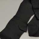 Zhanmai Thigh High Compression Socks for Men 20-30 Mmhg Compression Stockings Thigh High Socks Swelling (XL, Black)