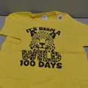 100th Day Of School Wild 100 Days Leopard Cheetah Tiger Lion T-Shirt, Yellow, Large, Youth