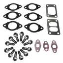 Exhaust Manifold Gasket Kit, Stud & Nut kit Fit for Dodge Cummins 5.9L 6.7L 24V 1998-2019, Replace 1045986 1045987 1045985
