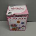 windpaint Fabric Flower Bouquets Toys, Christmas Gifts DIY Craft Kits Toys for Kids, Arts & Crafts for Girls 3 4 5 6 7 8 9 10 Years Old Toddler, Educational Learning Preschool Birthday Gifts(Purple)