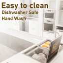 Small Gravy,Sauce Ladle 8 inch 304 Stainless Steel Ladle for Serving Dishwasher Safe, 2Pack