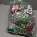 Dolicer 4Pcs 26Ft Artificial Eucalyptus Garlands with Flowers - 8 Roses, Faux Floral Greenery Garlands Fake Flowers Vines for Wedding Table Centerpieces Arch Party Ceremony Backdrop Decor (Red)