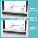 Air Conditioner Support Bracket, Adjustable Window Air Conditioner Bracket, No Drilling Heavy Duty AC Brackets for Windows