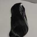 MORTICIA Long Straight Black and White Mixed Widow Peak Design Women Costume Wig