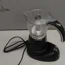 IMUSA 6 or 3 Cup Electric Espresso Maker Black Coffee Machine for Cuban Coffee, Moka and Espresso Drinks