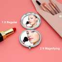 Christian Gifts Inspirational Compact Makeup Mirror Bible Verse Gifts Birthday Gifts Compact Mirror Baptism Gift for Girl Goddaughter Christian Encouragement Gifts Religious Gift Travel Makeup Mirror