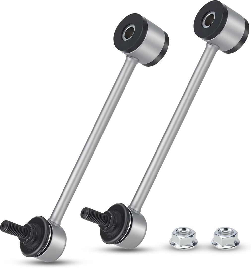 Zinc-Nickel Alloy Rear Stabilizer Sway Bar Links for 07-18 Jeep Wrangler/JK,02-20 Cadillac Escalade,00-20 GMC Yukon/XL, 03-09 Hummer H2, 00-20 Chevy Avalanche Suburban Tahoe Replaces # K6700