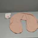 Konssy 2 Pack Nursing Pillow Covers, Stretchy and Soft Nursing Cover for Breastfeeding, Pillow Slipcover for Baby Girls Boys Newborn (Pink Spring, Pink)