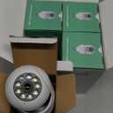 Light Bulb Security Cameras Wireless Outdoor, 5G&2.4GHz 4MP Security Camera 360 PTZ Cameras for Home Security with Color Night Vision, 2 Way Talk, AI Human Detection, Screw in Light Socket, 4Packs (White)