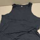 LAPASA Men's 100% Cotton Tank Tops Sleeveless A-Shirts Undershirts 2 Pack M36, Navy