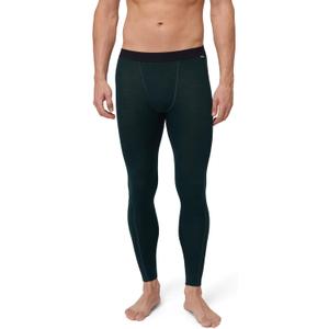 DANISH ENDURANCE Merino Wool Base Layer Pants for Men, Thermal Long Johns (Medium, Dark Green)