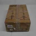 Starlink Mount Gen 3, Starlink Tripod Stand with Mount Adapter, Adjustable Height Starlink Tripod Mount Gen 3, 90 Tilt Angle Adjustment Starlink Antenna Pipe Adapter (Black)