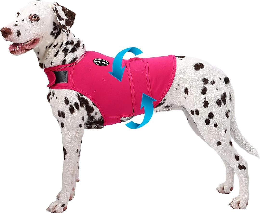 Dog Anxiety Vest and Shirt, Skin-Friendly Calming Shirt - Thunder Jacket for Pet Vet Visits - Dog Jacket for Thunder, Fireworks, Anti Anxiety Vest for Pet Without Medicine & Training XL