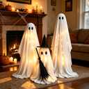 3 Pack Halloween Decorations Indoor Light Up Ghosts Outdoor Decor