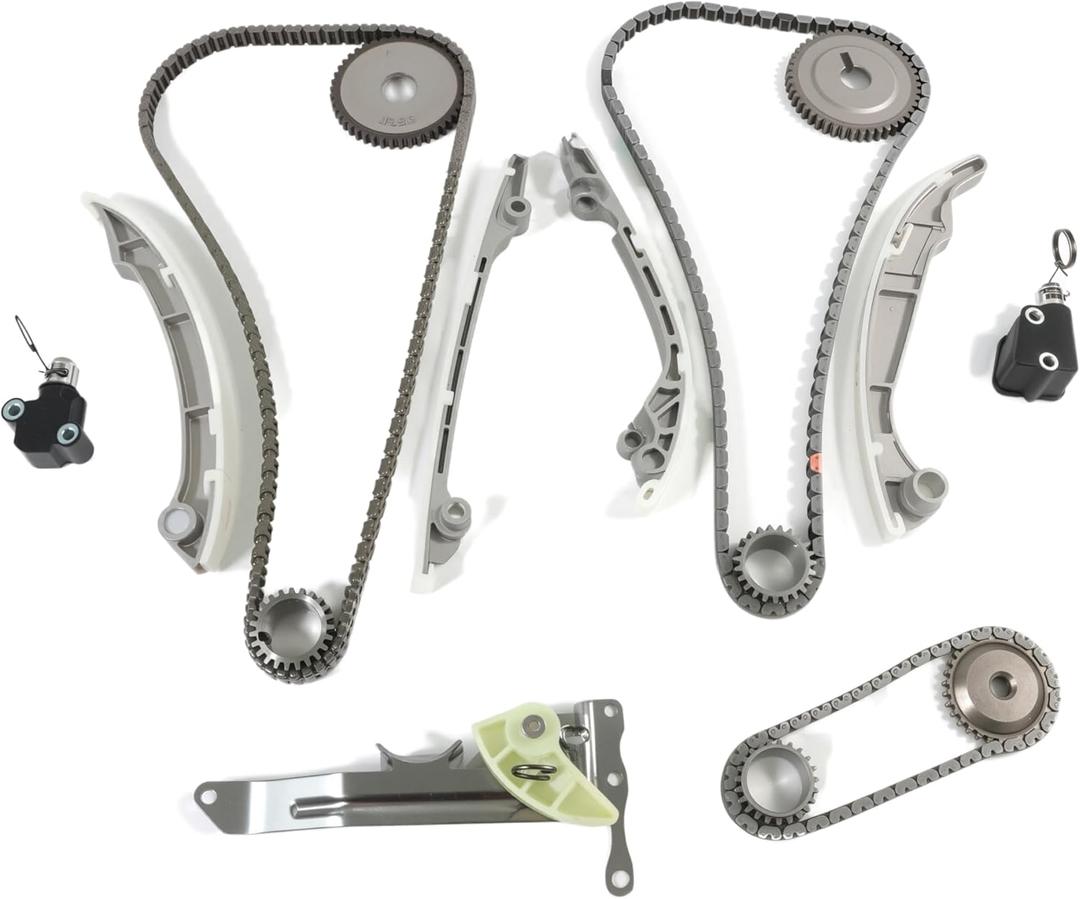 5.6 Timing Chain Kit With Oil Pump Chain Sprocket Tensioner Guide for TITAN Armada TITAN XD NV2500 NV3500 Pathfinder & QX80 Q70 Q70L M56 QX56 5.6L V8 Engine VK56DE VK56VD