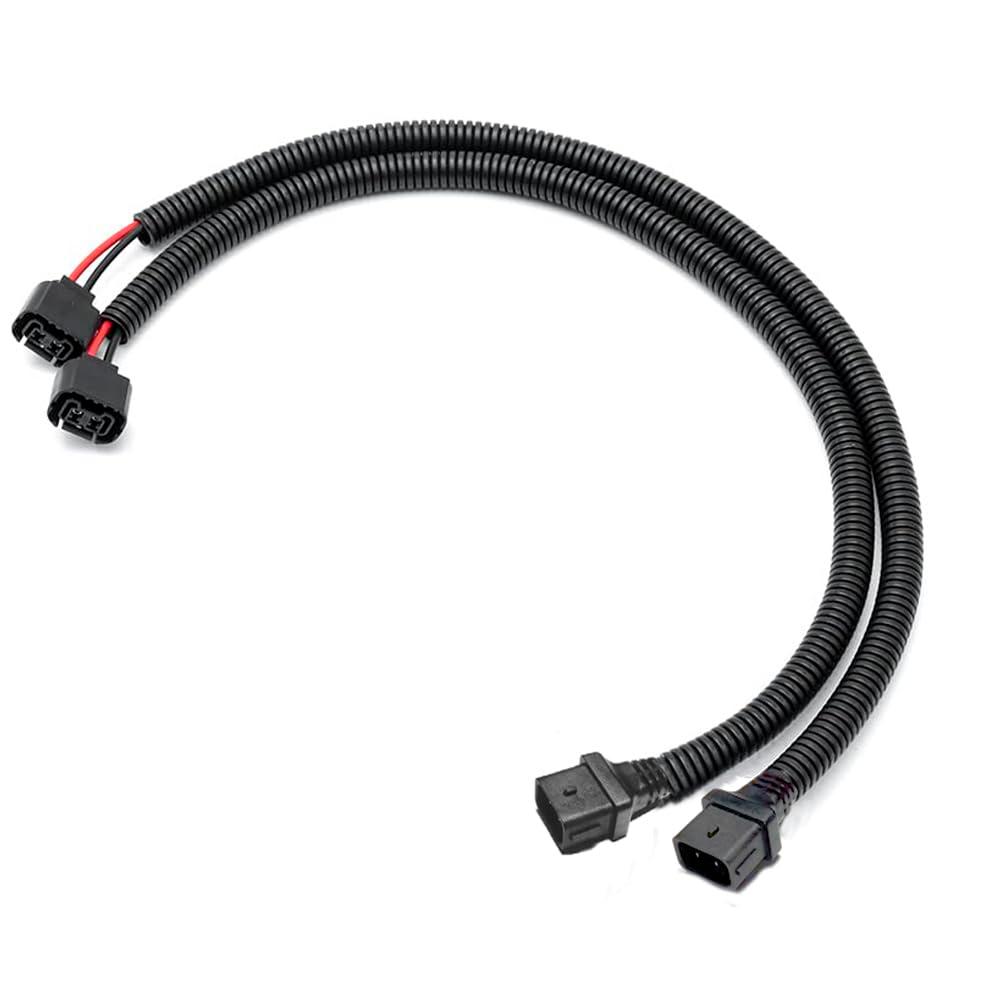 Ritafc 18"" Fog Light Extension Harness 5202 H16 PSX24W Fit for 10-18 Jeep Wrangler JK Extension Wire Connector Sold as Pairs - Plug & Play Fog Light Harness