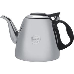 Joyzan Stainless Steel Tea Kettle, Stovetop Teakettle Stove Top Coffee Pour Teapot Fast Boiling Canister Water Jug Tea Pots 1.2L Cafe Restaurant Hotel Home Kitchen Camping Fruit Herbal