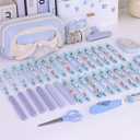 Large Pencil Pouch Big Pencil Case Big Capacity Aesthetic Pen Cosmetic Bag Pen Stationery Organizer Simple, College Office Home Travel Storage Bag (Pink)