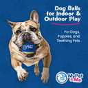 2 x My Pet & Me - Dog Tennis Balls - 2.5-Inch | Soft, Lightweight Balls for Fetch, Teething & Moderate Play | Indoor & Outdoor Dog Toys for Puppies & Small to Medium Dogs (3 Pack)