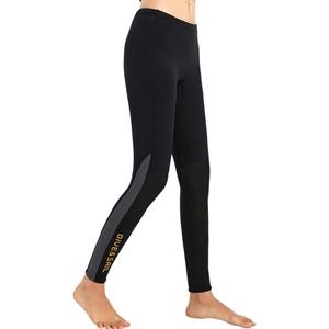 Wetsuit Pant Neoprene Pants for Women Men 3MM Snorkeling Scuba Long Pant Leggings, 2MM 1.5MM Diving Swim Tights Pants Wetsuits Shorts Sun Protection for Surfing Cold (Large)
