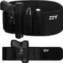 ZZY Belly Band Holster, Belly Band Holster Men and Women, Belly Holster for Concealed Carry Waist Holster for Pistols Fits Glock 19, 17, 26, 43, Sig P365, Taurus, Ruger, S&W M&P Shield 9MM