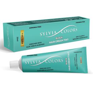Professional Hair Tint Semi-Permanent Root Touch-Up Color, 25ml Spot Coloring for Roots & Grays, Waterproof Formula, 40 Applications, Lasts 4-6 Weeks (Black)