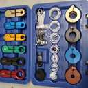 Orion Motor Tech Master Quick Disconnect Tool Set, 25pc Line Disconnect Tool Kit for A/C Fuel & Transmission Systems, Fuel Line Disconnect Tools for Mechanics Compatible with Ford Chevy GM More, Blue