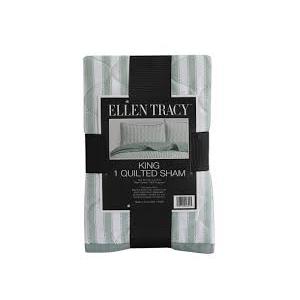 Ellen Tracy™ Stripe Single King Quilted Sham - Green, King
