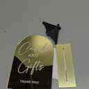 Acrylic Cards and Gifts Sign with Stand- 5"x7" Gold Mirror Arched Wedding Sign and Base,1/8" Thick | Modern Calligraphy White Lettering Arch Acrylic Sign for Wedding Reception & Party