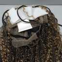 Crochet Box Braids Curly Ends 144 Strands 22 Inch Bohomian Crochet Braids Box Braids 3X Goddess Box Braids Crochet Hair Synthetic Crochet Braids Hair Extensions (22inch-6pack, T27)