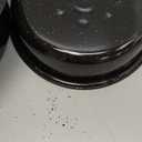 16 Inch Roasting Pan with Lid  Covered Oval Roaster  Enamel Carbon Steel Roaster Pot  Excellent Heat Distribution and Nonsticky  for Turkey Chicken Meat & Vegetables Birthday and Holiday gifts