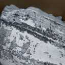 Area Rugs for Living Room: 6x9 Abstract Washable Rug Modern Neutral Large Soft Stain Resistant Non-Slip Backing Machine Table for Bedroom Dining Room Indoor Home Office Carpet - Black Grey