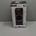 Bluetooth Speaker, 160W Peak Powerful Loud Stereo Sound Deep Bass Wireless Boombox Portable Large Party Speakers with Subwoofer TWS Pairing Dynamic LED Light for Outdoor Camping Backyard Events (Black)