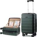 LOVEVOOK Carry On Luggage 22x14x9 Airline Approved with Spinner Wheels, 20 Inch Small Carry On Suitcase with TSA Lock, Expandable Hard Shell Suitcases for Men Women
