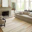 Loloi Chris Loves Julia Chris Collection CHR-04 Natural/Multi 7'-9'' x 9'-9'', .50" Pile Height, Area Rug