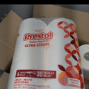 Amazon Brand - Presto! Ultra-Strong 2-Ply Toilet Paper, 24 Mega Rolls = 120 Regular Rolls, 308 Sheets Per Roll, Unscented