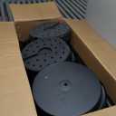 Therwen 8 Pcs Crowd Control Stanchions Set and Stanchion Post Sign Holders Crowd Control Barrier with 8.2 ft Retractable Belt Easy to Assemble Line Dividers Queue Ropes and Poles (Black)