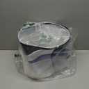 Lamp Shades for Table Lamps, 13x13x10in Fabric Blue Lamps Shades with Waves and Oceans, 1 Pack Lamps Shades, Drum Lamp Shades, Support E26 and E14, Spider