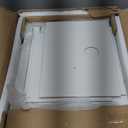 Bedroom White Nightstand with Charging Station and USB Ports, 28" Tall Bed 2 Drawers Night Stand, Living Room Big Size Wooden Side End Table