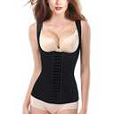 Charmian Women's Latex Underbust Waist Training Steel Boned Shapewear Corset (Large)