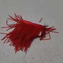Beaded Fringe Trim,Ribbon Tassel Fringe Trim 4 Inch Wide 1 Yards Long for Crafts DIY Dress Clothes Decoration (Red)