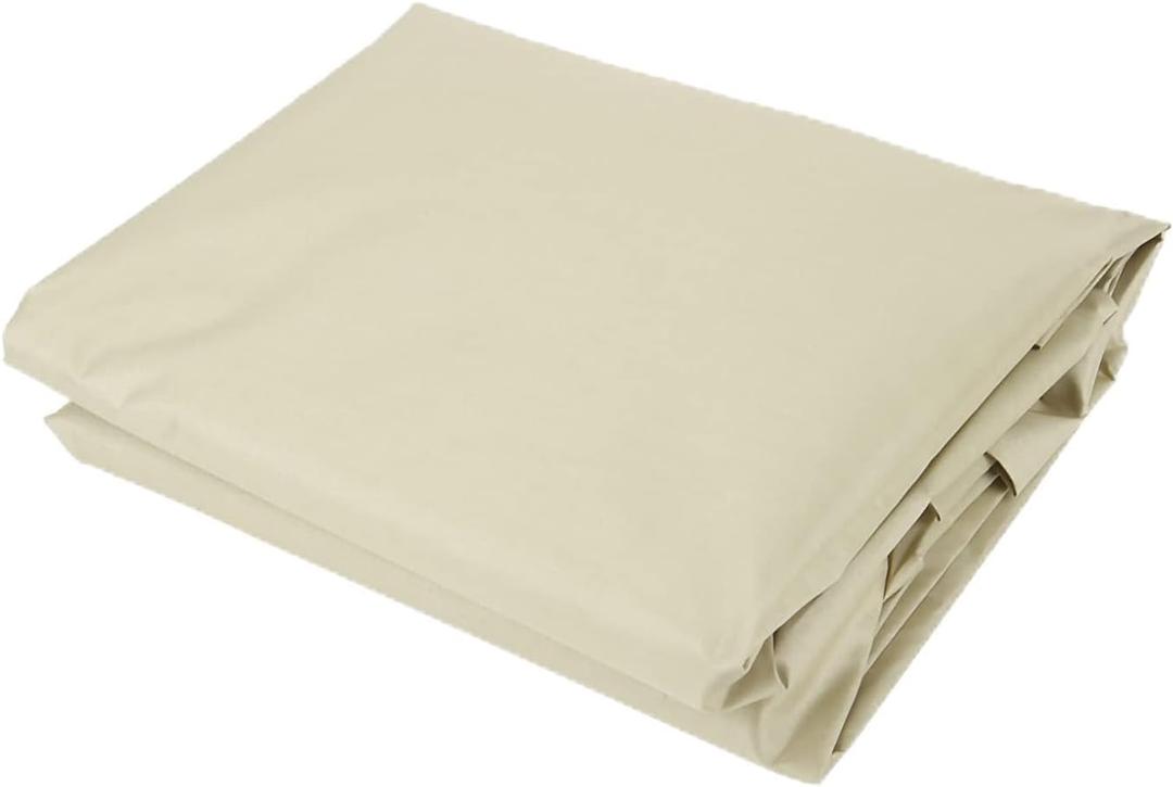 POCREATION 3Seat Courtyard Garden Swing Hammock,Cushion Cover Fabric Cushion for Patio Courtyard Garden 59.1 X 19.7 X 3.9in (Beige)