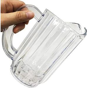 Clear Foodservice Polycarbonate pitcher, Polycarbonate Plastic Restaurant Water Pitcher, Polycarbonate Beer pitcher, Polycarbonate decanters (transparent, 30 oz)