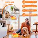 Dog Interactive Treat Dispenser, Duck Treat Dispenser for Dogs to Train Problem-Solving Skills, Food Puzzle Slow Feeder for Small & Large Cats Dogs